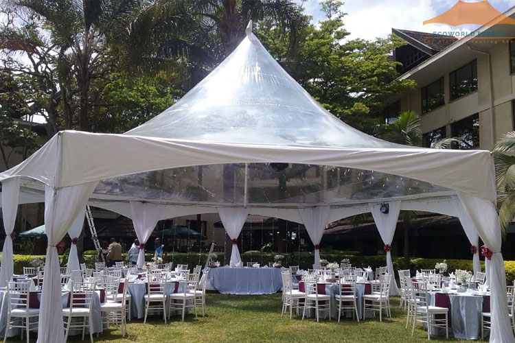 Ecoworld Clear Tent3 - Tents hire in Kenya