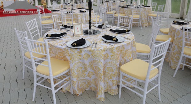 Ecoworld Round Table - Tables hire in Kenya